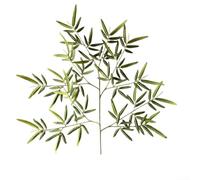 Comgooldool Arbre à monnaie artificiel de 65 cm avec feuilles vertes réalistes, feuillage artificiel en plastique pour arrangements floraux, maison, bureau, salon, entrée, décoration de bureau