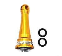 Comgooldool Barre d'équilibre de moulinet de pêche en alliage d'aluminium 47 mm pour Shimano-Stradic Nasci-Stella Vanford-CI4 Série 2000-5000, arbre de bobine double couleur CNC avec 2 anneaux gris