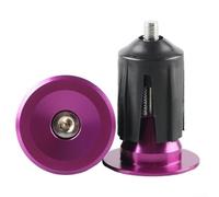 Comgooldool Bouchons d'extrémité de guidon de vélo en alliage d'aluminium pour barres de VTT de 22 à 24 mm, extrémités de barre de verrouillage légères avec ajustement sûr, faciles à installer, noir
