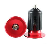 Comgooldool Bouchons d'extrémité de guidon de vélo en alliage d'aluminium pour barres de VTT de 22 à 24 mm, extrémités de barre de verrouillage légères avec ajustement sûr, faciles à installer, noir