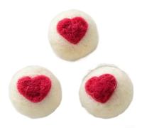 Comgooldool Boule de Noël en feutre de polyester doux pour couronne de Noël
