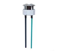Comgooldool Bouton poussoir de chasse d'eau double argenté pour Geberit, bouton poussoir de rechange en ABS avec tige réglable, pour diamètre de trou de 38 mm et 48 mm pour réparation de réservoir de