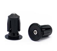 Comgooldool Butées d'extrémité de guidon de vélo en alliage d'aluminium pour barres de 15,9 à 21,4 mm, bouchons de guidon de vélo légers pour vélos pliants de montagne, ajustement extensible en noir
