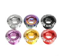 Comgooldool Cache-boulon de fixation en alliage d'aluminium pour Shimano-M4000 M590 XT-XTR, M19 M20 CNC pour plateau creux IXF LEBYCLE-PROWHEEL - Noir - M18