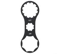 Comgooldool Clé à capuchon de fourche avant de vélo en alliage d'aluminium pour fourche de suspension SR Suntour-XCR XCT XCM RST, clé de réparation d'entretien noire pour pièces de vélo, 99 mm