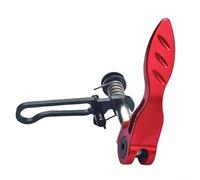 Comgooldool Collier de serrage pour tige de selle de vélo pliable Brompton, levier de selle à dégagement rapide avec verrou à vis, pièce de rechange légère et antirouille, 66 x 72 mm (rouge)