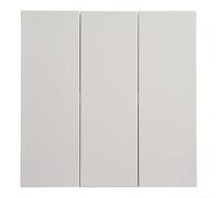 Comgooldool Commutateur de scène sans fil pour Tuya Smart, 6 touches ZigBee 3.0 avec contrôle vocal et application, aucun câblage nécessaire, blanc (2 x AAA)