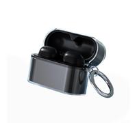 Comgooldool Coque en silicone pour casque Sony WF-1000XM6, corps intégral contre les rayures et les chutes, accès facile aux commandes pour le bureau et la salle de sport - Paillettes transparentes