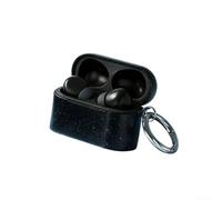 Comgooldool Coque en silicone pour casque Sony WF-1000XM6, corps intégral contre les rayures et les chutes, accès facile aux commandes pour le bureau et la salle de sport - Paillettes transparentes