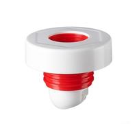 Comgooldool Couvercle d'étanchéité automatique pour tuyaux d'évacuation de 50 mm et 75 mm, anti-odeurs avec valve anti-odeur pour siphon de sol de cuisine et de salle de bain, gris (rouge)
