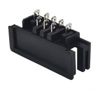 Comgooldool DCB118-Connector Terminal Bracket for DeWalt-14.4V/18V Li-Ion Battery Charger USB Adapter-PCB Terminal Holder for DCB112-DCB115, DCB105, DCB090-8 x 1cm, Noir
