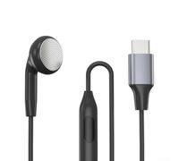 Comgooldool Écouteurs simples filaires avec micro intégré et connecteur de 3,5 mm pour les appels mains libres, casque léger avec contrôle en ligne pour chauffeur de camion, bureau, travail, étude