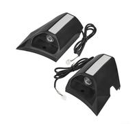 Comgooldool Ensemble de feux latéraux avant avec clignotants, pour scooter électrique Kukirin-G3, phares gauche et droit, pour une meilleure visibilité nocturne, accessoires en plastique résistants