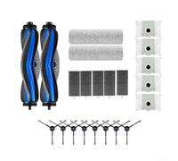 Comgooldool Ensemble de pièces d'aspirateur avec brosses latérales principales, chiffons de nettoyage et sacs filtrants, pour une meilleure performance de nettoyage, pour modèles X8-Pro et S14 Plus