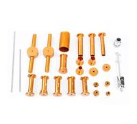 Comgooldool Ensemble de presse de roulement de vélo, 25 pièces CNC en alliage d'aluminium pour roue à dégagement rapide et axe traversant, outils d'installation et de retrait statiques (type A)