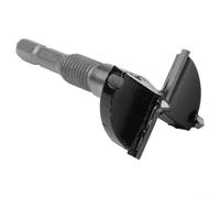 Comgooldool Foret à charnière dissimulé de 15 à 35 mm avec tige hexagonale pour perçage de trou de travail du bois, pointe en carbure de tungstène et guide de localisation pour installation de porte