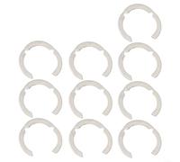 Comgooldool Lot de 10 anneaux segmentés en acier inoxydable pour tuyau ondulé solaire DN16 DN20 DN25 DN32, raccords d'étanchéité avec écrous de raccordement pour installation du système énergétique