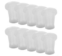 Comgooldool Lot de 10 filtres de rechange lavables et réutilisables pour aspirateur de voiture, accessoires de filtration haute efficacité pour piéger la poussière et les particules, pièces