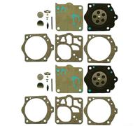 Comgooldool Lot de 2 kits de reconstruction de carburateur, pour scie à béton Husqvarna-K960 K970, compatible avec RWJ-2 RWJ-5 RWJ-225, pièce de rechange 502 44 59-01, accessoires de réparation de