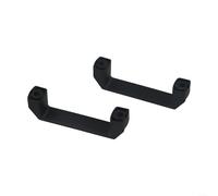 Comgooldool Lot de 2 poignées de porte d'armoire en nylon épais - 90 mm/120 mm/180 mm - Style industriel - pour armoires, tiroirs et équipements mécaniques - Boutons en plastique avec installation