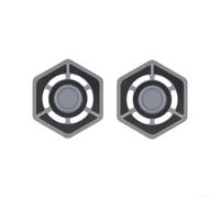 Comgooldool Lot de 2 supports de balai à franges Ecovacs pour deebot N9+ et pour aspirateur robot Yeedi, support de rechange pour balai serpillère, support de tampon de nettoyage en plastique, noir