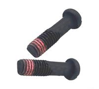 Comgooldool Lot de 2 vis de mandrin à tête plate M6 x 22 mm pour HP457 BDF456 BHP442 BHP451 DDF453 DDF485 DHP485, outil de rechange en acier fendu