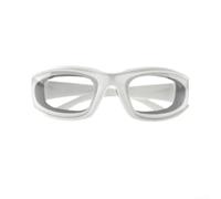 Comgooldool Lunettes de coupe d'oignon anti-déchirure pour la cuisine, protection des yeux anti-buée avec joint en mousse confortable, design unisexe qui s'adapte à la plupart des visages, boîte de