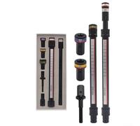 Comgooldool Manchon de nivellement réglable pour clé électrique, tige d'extension télescopique de 270 à 500 mm avec douilles de 10/13/14/17 mm, adaptateur d'écrou hexagonal multifonction