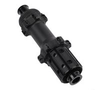 Comgooldool Moyeu arrière de vélo de route en alliage d'aluminium 142 x 12 mm axe traversant, 4 roulements centraux de verrouillage moyeu de frein à disque pour 24H Rafor pour rayon de cadran
