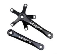 Comgooldool Pédalier creux ultraléger 130BCD avec plateau 50-58T, bras de manivelle de vélo en aluminium AL6061 de 170 mm, anneau unique étroit large pour vélos électriques pliables de route 9/10/11