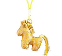 Comgooldool Pendentif Cheval Tissu Brodé 16cm Décor Nouvel An Chinois