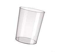 Comgooldool Petite poubelle en plastique transparent 23 cm pour cuisine