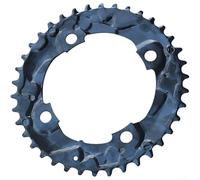 Comgooldool Plateau de pédalier en acier inoxydable 38T pour BCD 104 4 boulons Design rond pour systèmes de vitesse 9, 10, 11, 12 vitesses, changement de vitesse précis, résistant à l'usure, composant