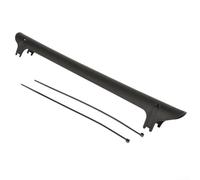 Comgooldool Protection de base de vélo en plastique pour vélos pliants de route de montagne, résistante aux rayures avec attaches de câble, autocollant de protection réutilisable (noir)