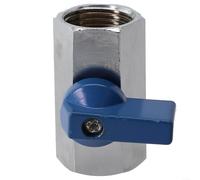 Comgooldool Robinet à boisseau sphérique en acier inoxydable pour appareils de plomberie - Grade 316, débit bidirectionnel à double joint, vanne d'arrêt marche/arrêt quart de tour avec poignée en