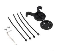 Comgooldool Support de fixation pour feu arrière de vélo - En plastique - Pour Garmin TL300 RTL510 RVR315 - Pour IGPSPORT SR30 - Avec vis et attaches de câble - Noir