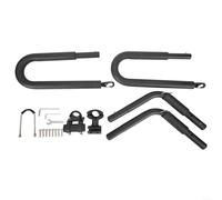 Comgooldool Support de planche de surf en alliage d'aluminium pour vélo, robuste avec protection en mousse épaisse, facile à installer, support de planche de surf pour longboard, charge maximale 40 kg