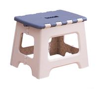Comgooldool Tabouret pliable portable pour la maison et l'extérieur, marchepied en plastique robuste avec pieds antidérapants, design compact et léger pour le camping, la pêche, la cuisine, escabeau