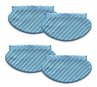Comgooldool Tampons lavables en microfibre pour balai Ecovacs pour deebot | Lot de 4 serpillères lavables pour aspirateur Tefal T5 Max N8 N5 DJ65 DX55 en microfibre