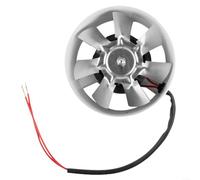 Comgooldool Ventilateur d'échappement circulaire de 10,2 cm, conduit de 100 mm, souffleur sous pression 20 W, haut débit d'air 1,75 m³/min, faible bruit, pour la maison, la cuisine, les toilettes, le