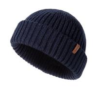 Comhats Bonnet de pêcheur XL/XXL pour grandes têtes - Bonnet tricoté en laine mérinos pour homme et femme - Couleurs classiques et tendance - Bonnet d'hiver chaud pour le quotidien et l'extérieur