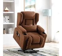 COMHOMA Fauteuil de relaxation debout Fauteuil de massage TV inclinable avec massage Fauteuil ergonomique Connexion USB Tissu de surface