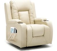 COMHOMA Fauteuil TV – pivotant à 360 degrés – avec fonction rocking, fauteuil relaxant pour la maison/le bureau