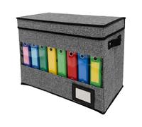 Comic Book Boxes Storage 15.8x7.9x11.8Inch Foldable Transparent Window
