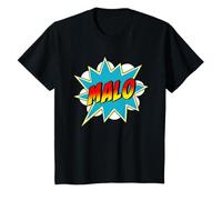 Comic Book Malo Name Superhero Comic Book T-Shirt