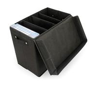 Comic Book Storage Bin | Étui de rangement pour bandes dessinées avec 3 séparateurs - Conteneur empilable multifonction avec poignée pour transporter albums, photos, jouets, cadres