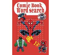 Comic Book Word Search: Word Searches with Easy to Read Print about Comics, Heroes and Villains | 6x9 inches, 110 pages | 50+ Puzzles.. Gift for Vacations, Holidays and Leisure Times