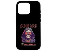 Comic Collector Lecteur de Roman Graphique Citation Amusante Coque pour iPhone 16 Pro