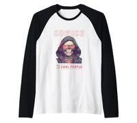Comic Collector Lecteur de Roman Graphique Citation Amusante Manche Raglan