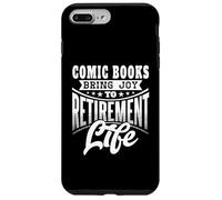 Comic Collector Lecteur de Romans illustrés avec Citation Amusante pour la Retraite Coque pour iPhone 7 Plus/8 Plus